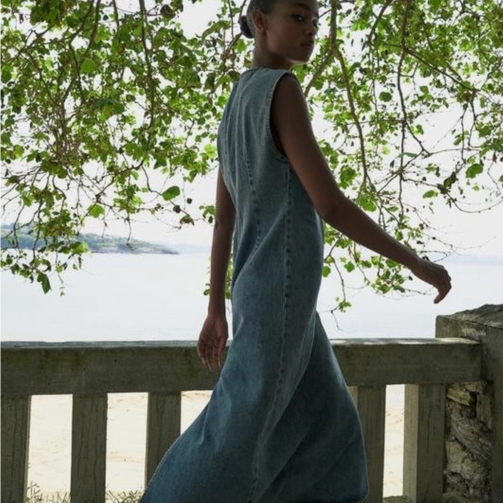 Zara Blue Midi Dress